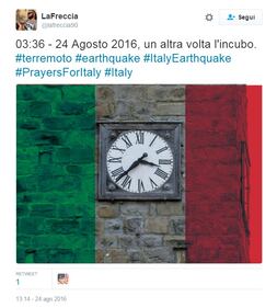 Terremoto, la solidarietà da tutto il mondo sui social 2